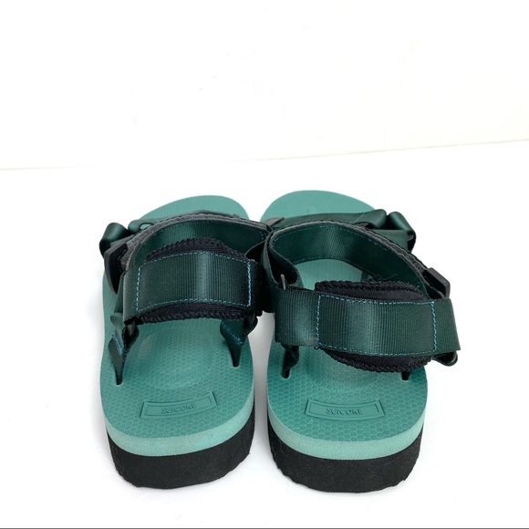 SUICOKE Rare Depa CAB Strap Sandal in Teal Green - Picture 9 of 11